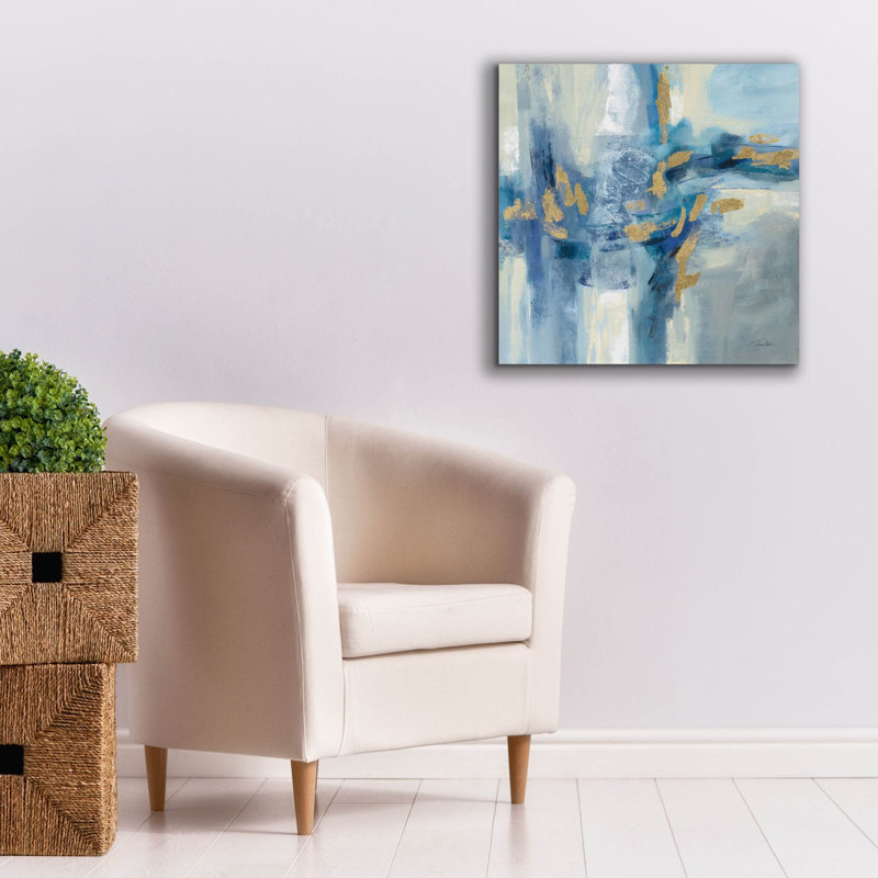 «Shimmering Creek» par Silvia Vassileva, art mural sur toile, H 26 po x l 26 po