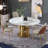 Dining Table Set, Round Table With 4 Chairs For Dining Room, Kitchen