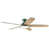 Green with Green/Oak Wood Blades