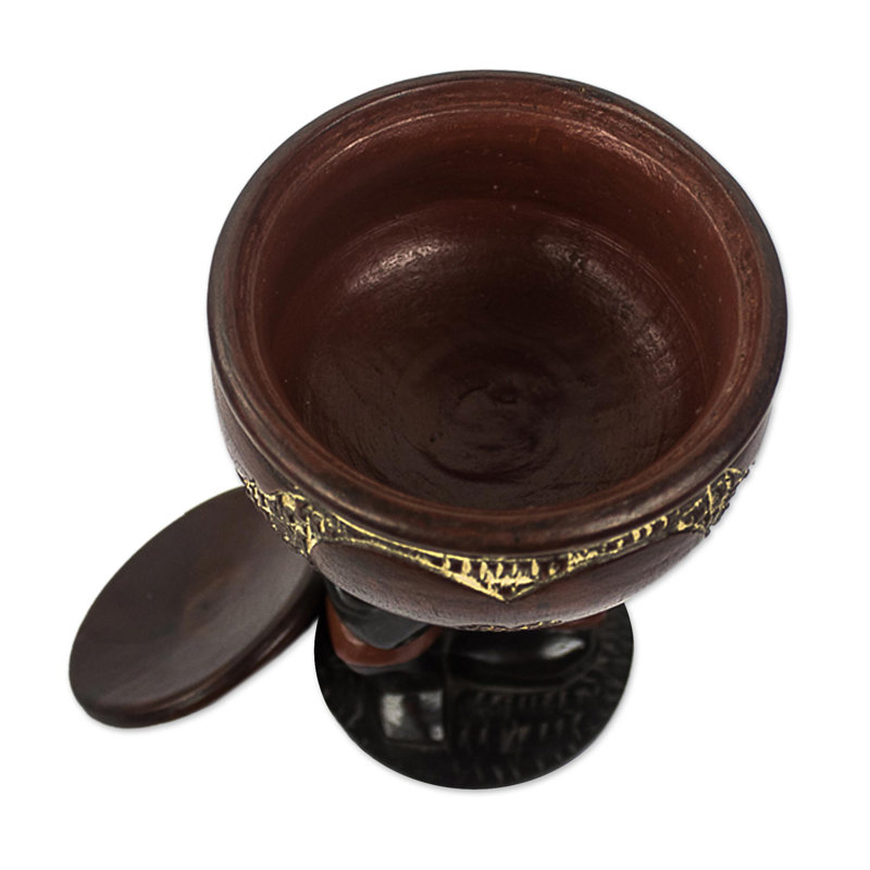 Handmade Solid Wood Table Vase
