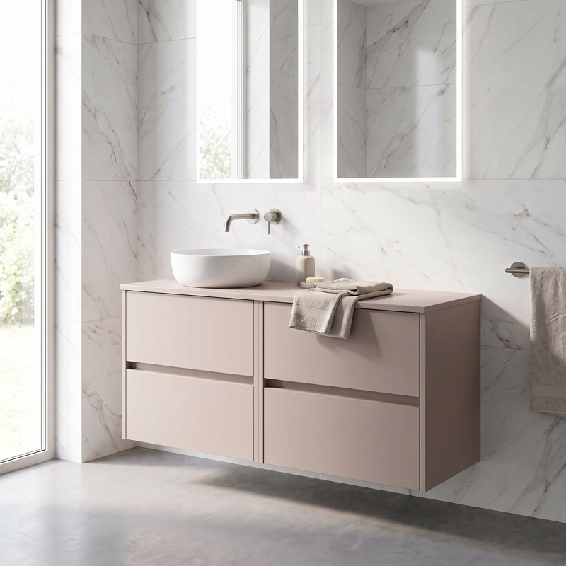 Havana 1205 mm Bathroom Vanity, Soft Linen