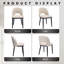 Linen Upholstered Dining Chairs in Beige