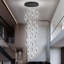 Lustre moderne moderne en acrylique noir-1782186236