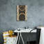  «Tribal Linkage 2» par Alonzo Saunders, art mural sur toile, 12 po x 18 po