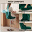Swivel Upholstered Bar Stool with Steel Frame