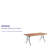 Marcott Rectangular Wood Folding Event Table-43075562