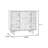 Black Solid Wood Sideboard