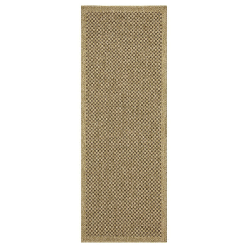 Earth GC_NTL1005 Jute/Mocha 5 Ft. 3 In. X 7 Ft. 3 In. Indoor/Outdoor Area Rug, Rectangle 5'3" x 7'3"