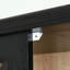 Armoire haute avec portes doubles en verre