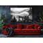 Reproduction d'art sur toile de haute qualité - train mural noir et blanc rétro vintage - art élégant - cadeau - décoration murale, reproduction de peinture-1945107254