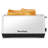 Silver 4-Slice Toaster with Removable Crumb Tray - Extra Wide Slots, 6 Browning & Reheat Function-120693399