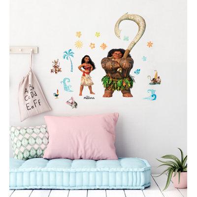 Disney Moana Characters Multi  Wall Decals