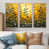 Toile naturelle avec cadre flottant