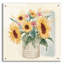 «Sunflower Season 5 Bright» par Janelle Penner, art mural en verre acrylique-1547231782