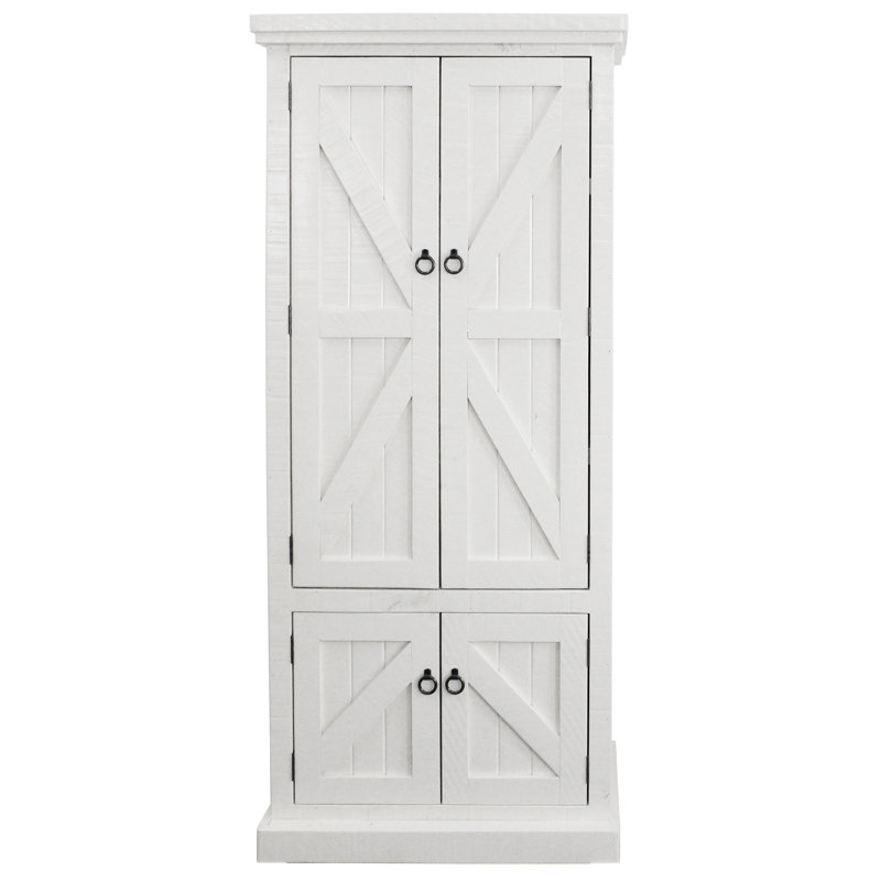 Armoire garde-manger 75 po Zimmerman, Blanc brillant
