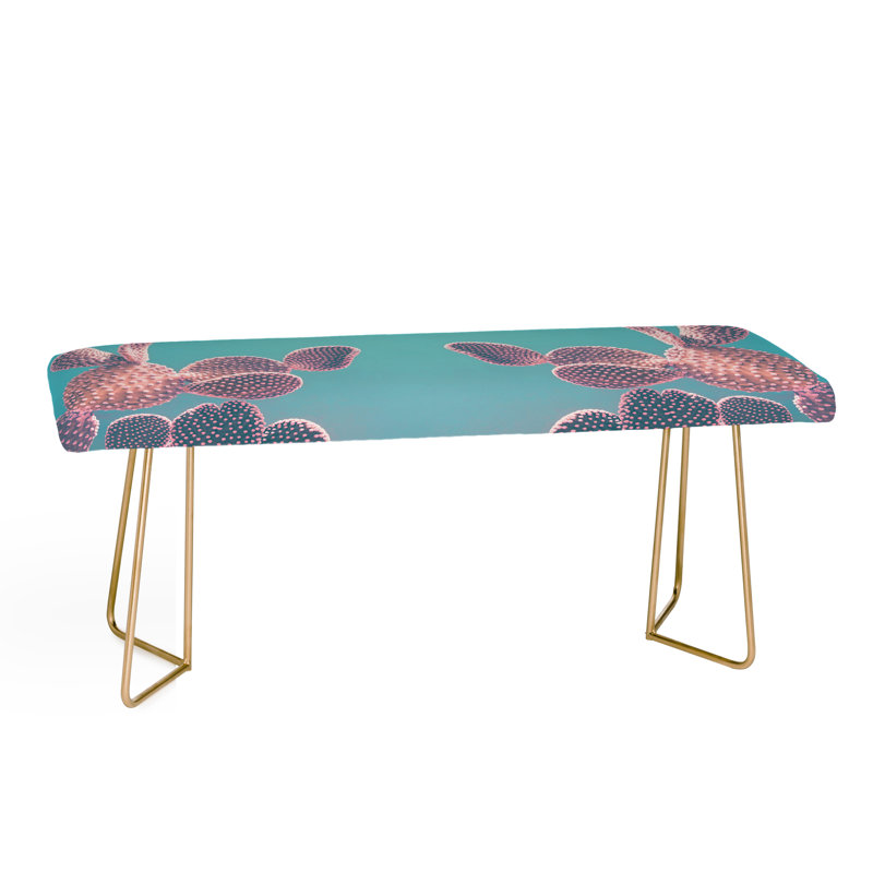 Banc rembourré de cactus emanuela carratoni