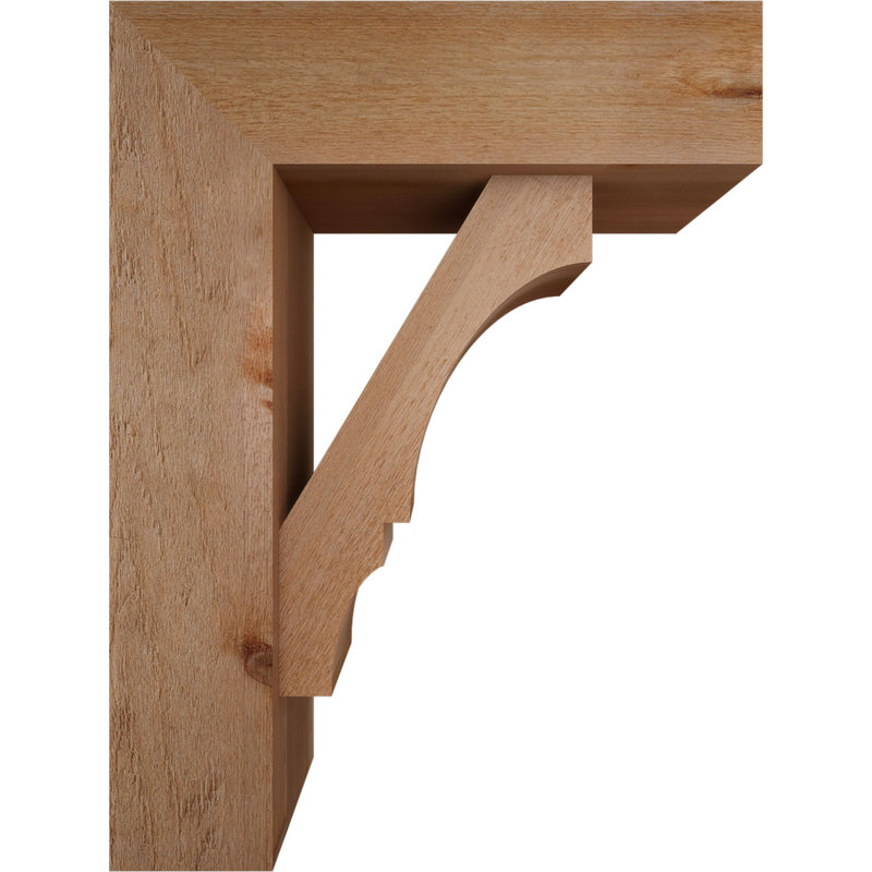 Support de bloc Balboa avec entretoise décalée, 32 x 24, Cèdre rouge occidental de l 8 po (scié brut)