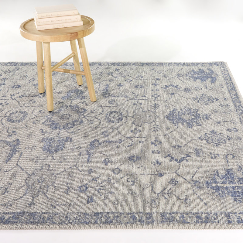 Tapis oriental crème Thadine, Rectangle 7 pi 10 po x 10 pi