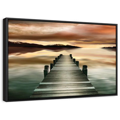 «Sunset Jetty Wall Art»