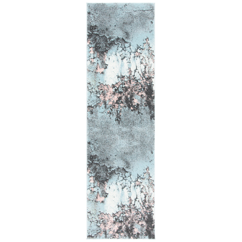Tadeo Performance Abstract Rug, Runner 2'3" x 12'
