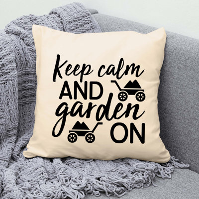 Garden Lover Funny Quote 992 - Throw Pillow Insert Included