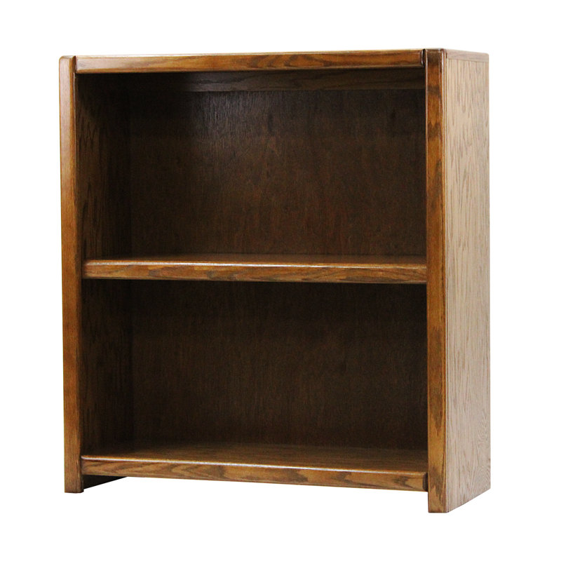 Bibliothèque standard en bois massif H 36 "x l 32" Conner, Brun