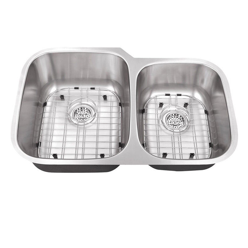 32 " L Undermount Double Bowl Stainless Steel Kitchen Sink