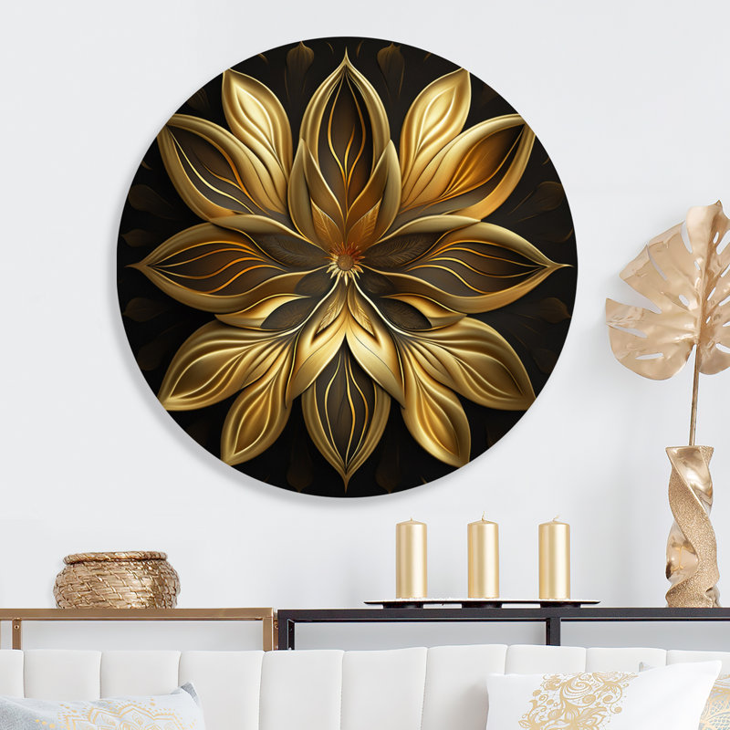 Glamourous Lily on Black I - impression sans cadre, L 29 po x H 29 po
