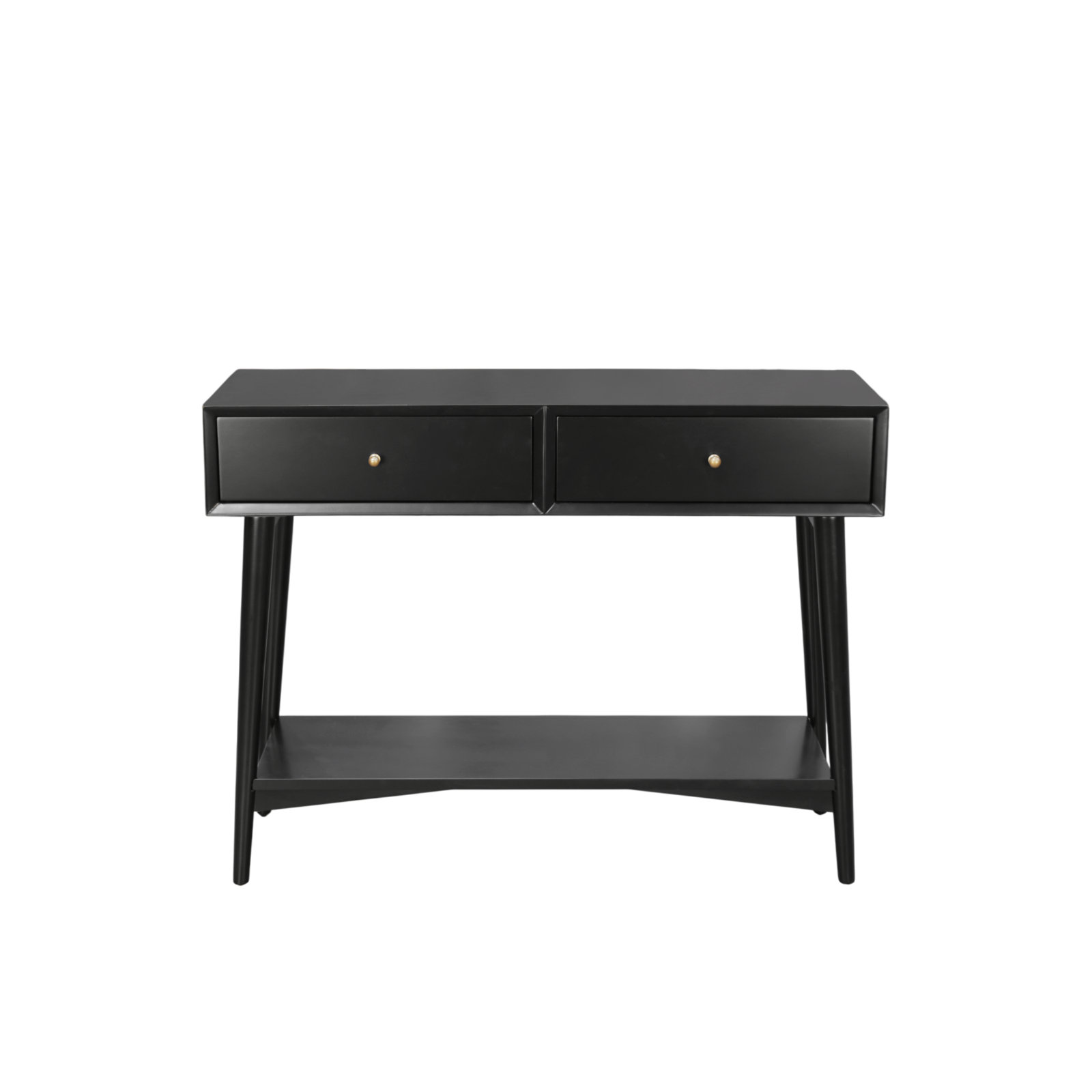 42" Console Table, Black
