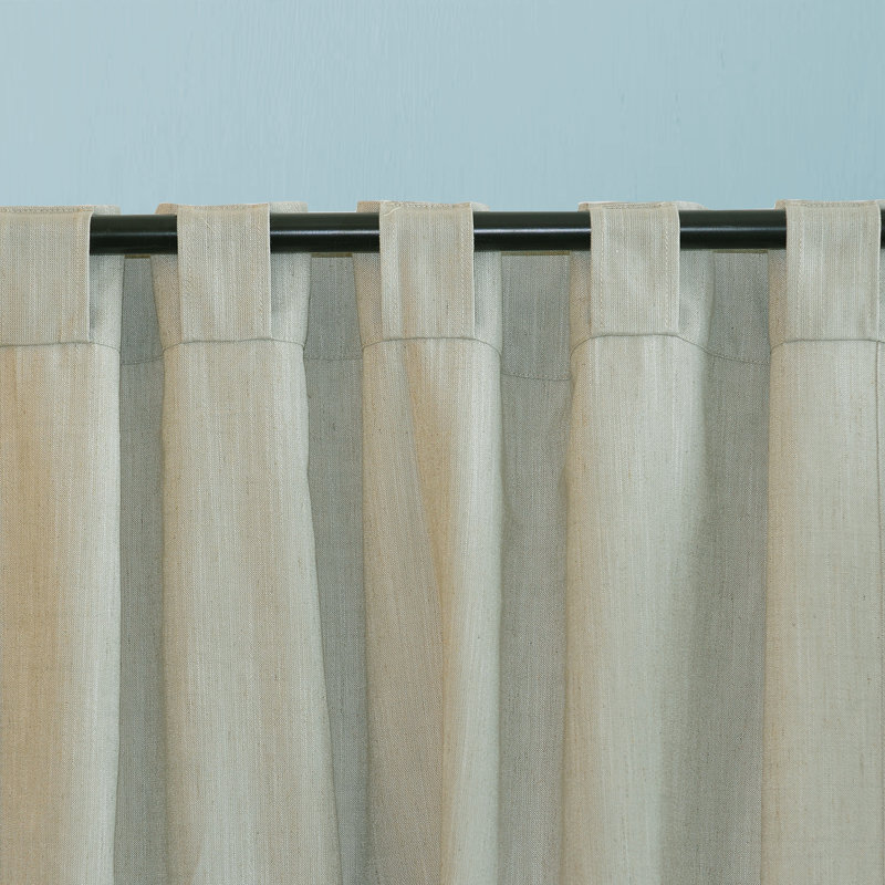 Bedford Solid Rod Pocket Curtain Panels, 38" W x 84" L