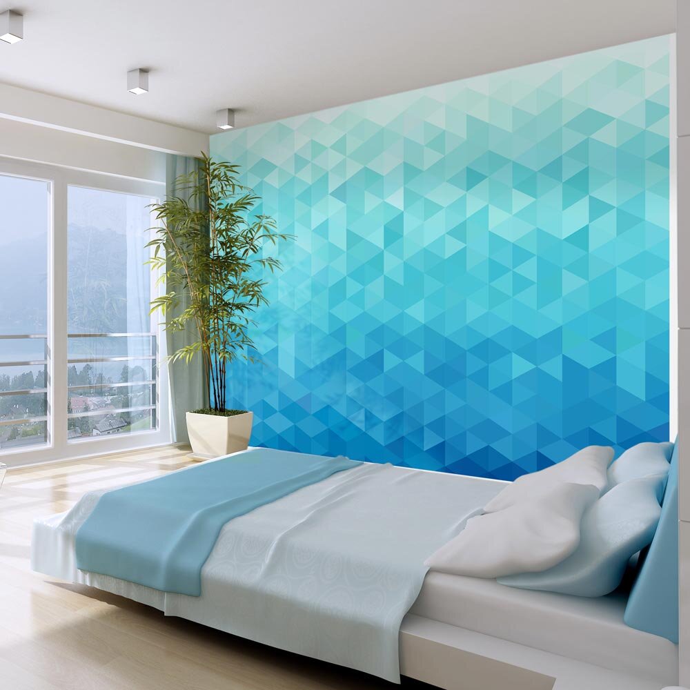 Tapete Azure Pixels 2,8 m x 400 cm