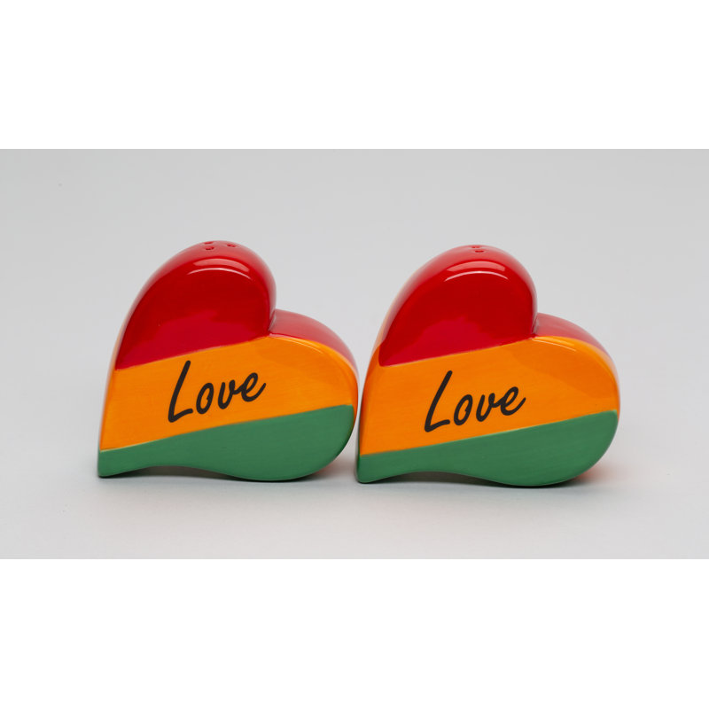 Juneteenth With Love Hearts Salt And Pepper