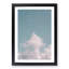 White Clouds Reaching Upwards - Framed Print-55612535-55612538