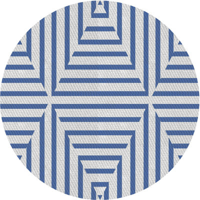 Tapis bleu Klahn