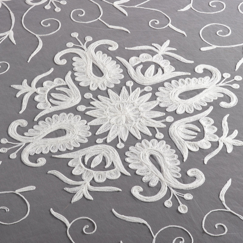 Esaah Alessandra Embroidered Tablecloth, 72" W x 72" L, Multi