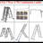 16 - Step Aluminum Lightweight Folding Multi-Position Ladder