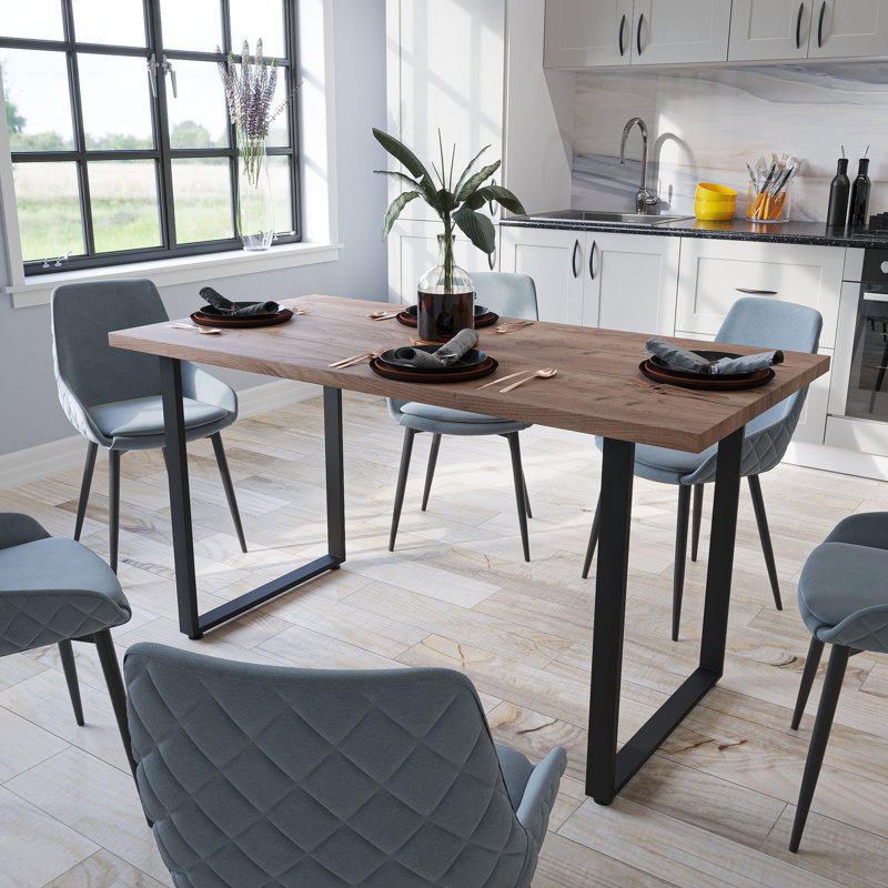 Dining Table Seattle 120-140, Oak, 72cm H x 120cm W x 60 cm D