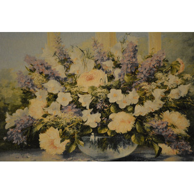 Suspension murale bouquet de fleurs