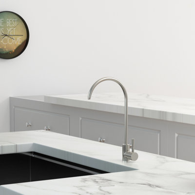 Lead-Free Drinking Water Faucet,Brushed Nickel Finish