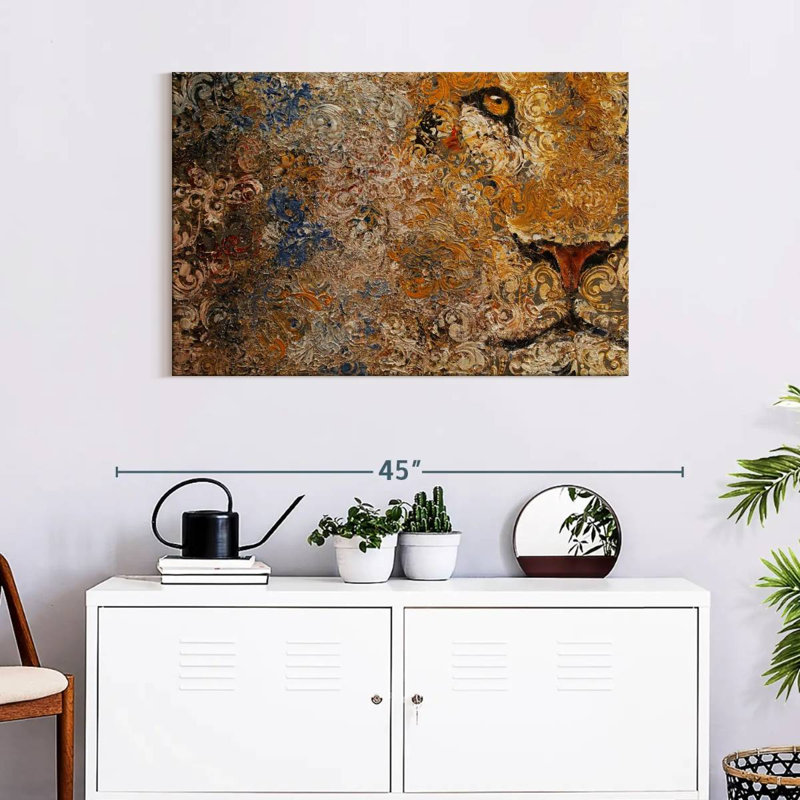 Brampt Barbary Lion, 24" H x 36" W