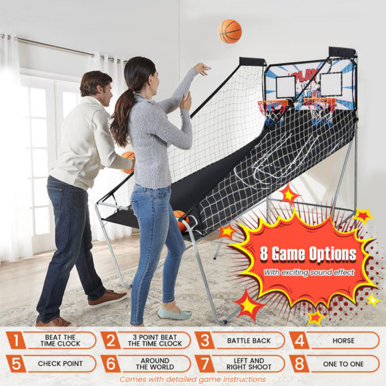 Lancaster 2 Player Electronic Scoreboard Arcade 3 in 1 Basketball Sports  Game 