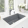Precis SILGRANIT 32" L X 19" W Super Single Undermount Kitchen SInk