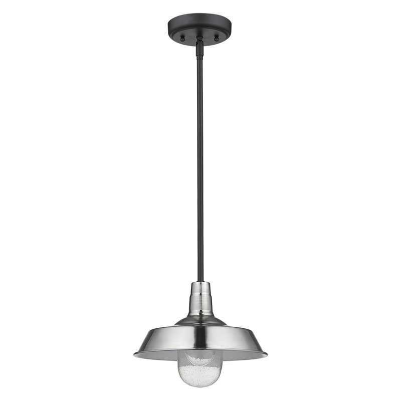 Sussman 1 - Light Single Pendant, Satin Nickel