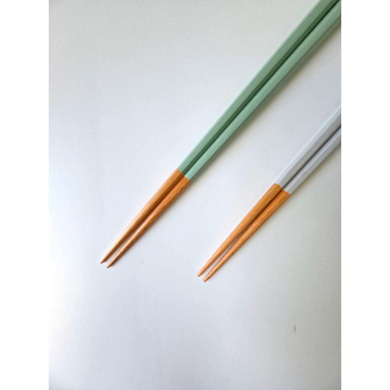 Baguettes mono, Vert sauge
