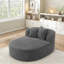 Chaise moderne avec 2 coussins de soutien-2140096491