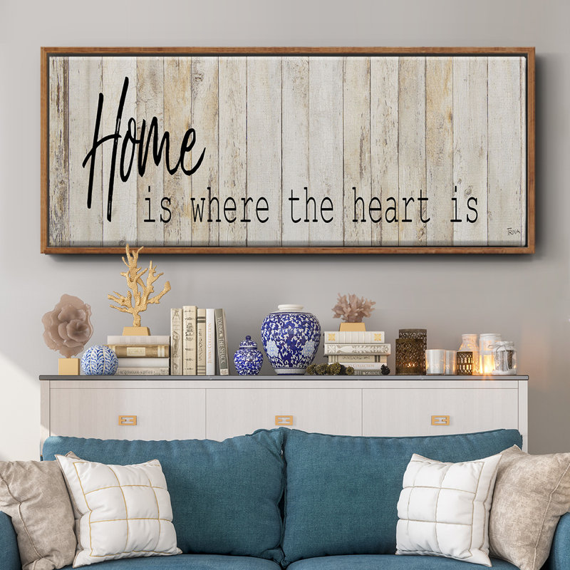 Home - Toile encadrée, H 12 po x l 30 po