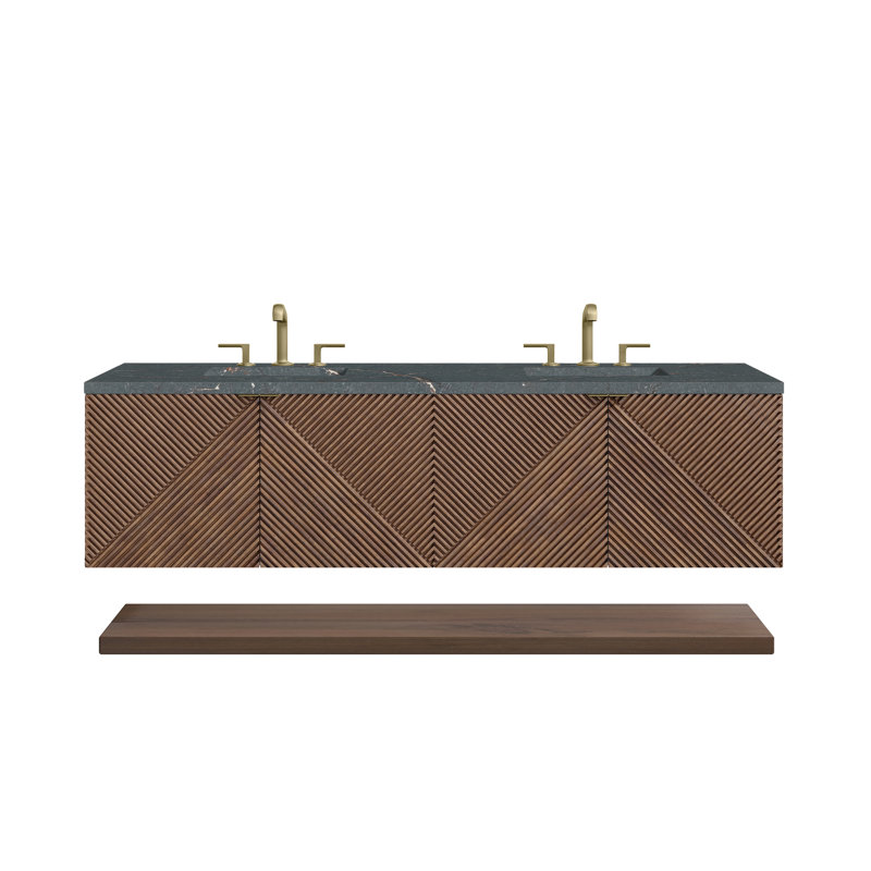 Marcello 72'' W Double Vanity, Parisien Bleu