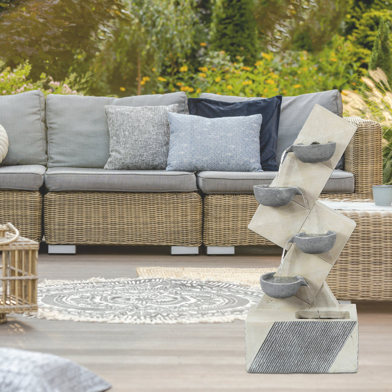 Lauretta Outdoor Weather Resistant Cascade Fountain