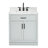 Tidworth 30'' Solid Wood Single Bathroom Vanity with 1.5'' Carrara Marble Top-1324421088-1291830944