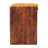 Solid Wood Buffalo Hide Pull out Honey Caramel Shoe Storage Bench